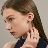 ciite' シーテ ピアス（両耳用） 【 金属アレルギー対応 】 モチーフビジューピアス サージカルステンレス 316L (両耳用)