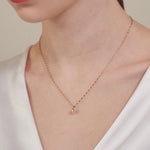 ciite' シーテ ネックレス 【 金属アレルギー対応 】 ビジューチェーンネックレス サージカルステンレス 316L