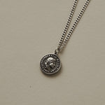 ciite' シーテ ネックレス 【 金属アレルギー対応 】 シルバーコインネックレス サージカルステンレス 316L