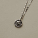 ciite' シーテ ネックレス 【 金属アレルギー対応 】 シルバーコインネックレス サージカルステンレス 316L
