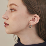 ciite' シーテ ピアス（両耳用） 【 金属アレルギー対応 】 シンプルフープピアス サージカルステンレス 316L (両耳用)