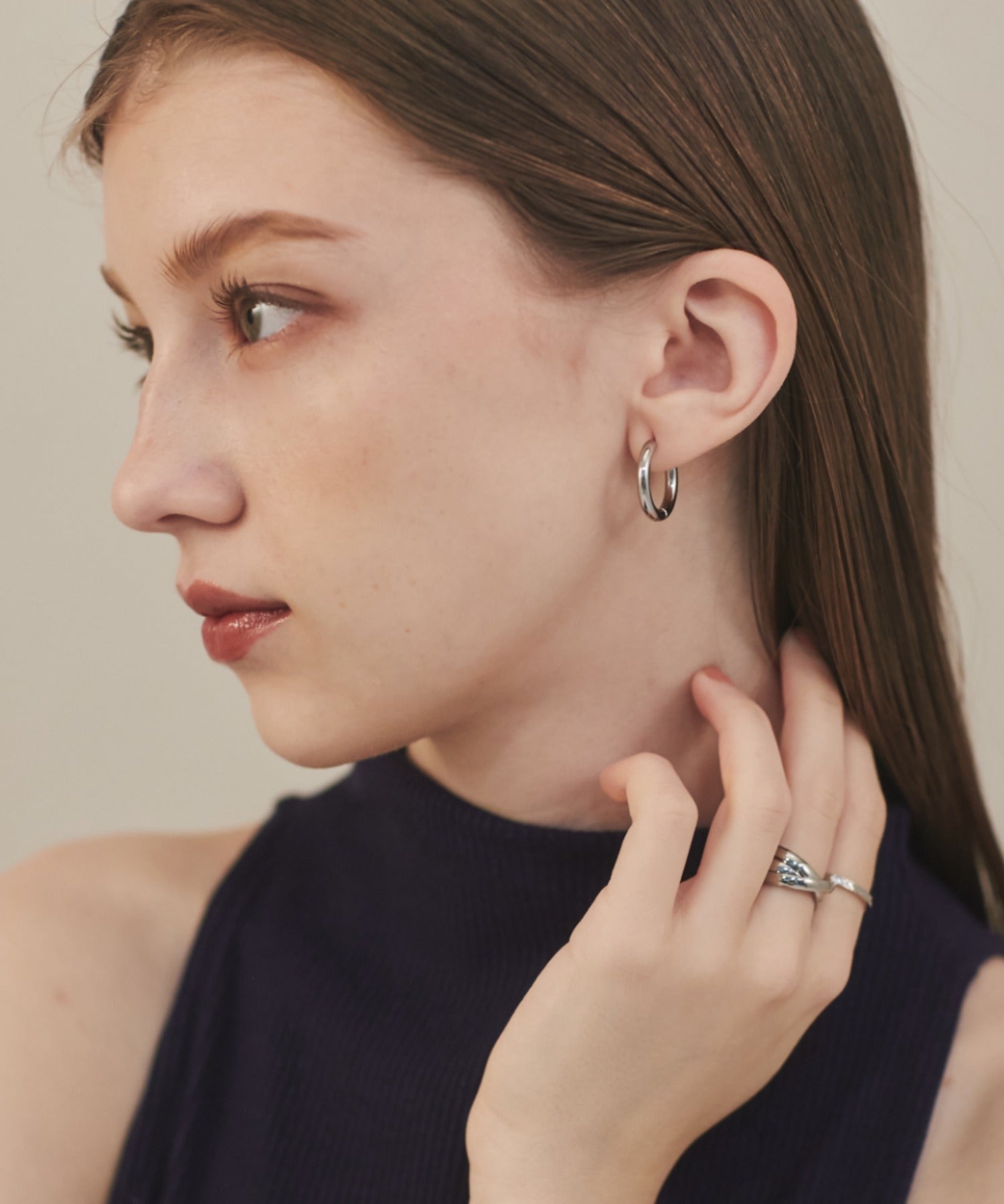 ciite' シーテ ピアス（両耳用） 【 金属アレルギー対応 】 シンプルフープピアス サージカルステンレス 316L (両耳用)