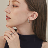 ciite' シーテ ピアス（両耳用） 【 金属アレルギー対応 】 シンプルフープピアス サージカルステンレス 316L (両耳用)