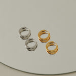 ciite' シーテ ピアス（両耳用） 【 金属アレルギー対応 】 シンプルフープピアス サージカルステンレス 316L (両耳用)