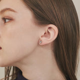 ciite' シーテ ピアス（両耳用） 【 金属アレルギー対応 】 シンプルビジューピアス サージカルステンレス 316L (両耳用)