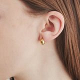 ciite' シーテ ピアス（両耳用） 【 金属アレルギー対応 】 小ぶりシンプルピアス サージカルステンレス 316L (両耳用) ゴールド FREE