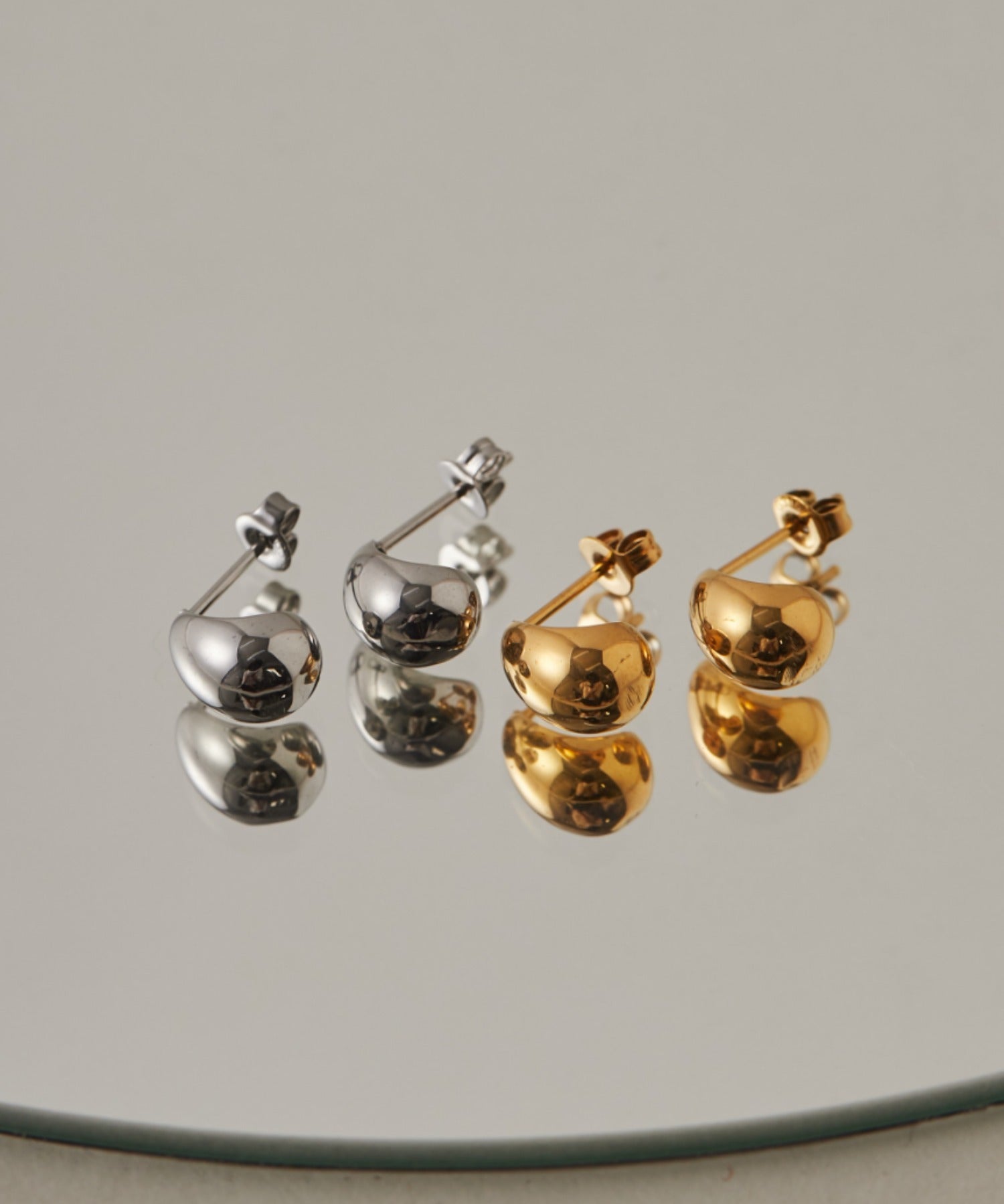 ciite' シーテ ピアス（両耳用） 【 金属アレルギー対応 】 小ぶりシンプルピアス サージカルステンレス 316L (両耳用)